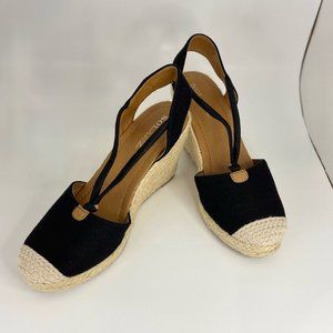 Espadrille Wedges sling back-Size 8